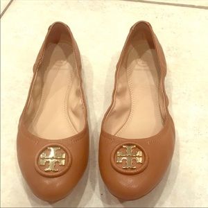 Brown Tory Burch flats